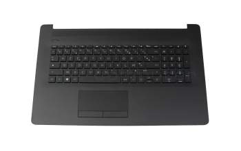 Keyboard incl. topcase FR (french) black/black original suitable for HP 17-by0000