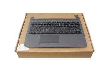 Keyboard incl. topcase FR (french) black/black original suitable for HP 255 G7