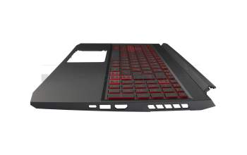Keyboard incl. topcase FR (french) black/black with backlight original suitable for Acer Nitro 5 (AN515-44)