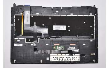 Keyboard incl. topcase FR (french) black/black with backlight original suitable for Asus ROG G750JS