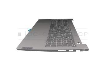 Keyboard incl. topcase FR (french) black/grey with backlight original suitable for Lenovo ThinkBook 15 G2 ITL (20VE)