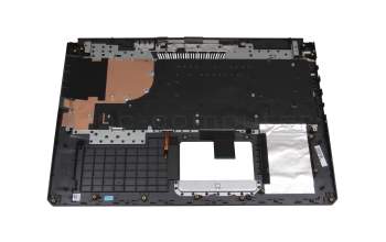 Keyboard incl. topcase FR (french) black/red/black with backlight original suitable for Asus TUF FX705GM