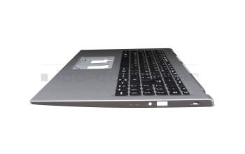 Keyboard incl. topcase FR (french) black/silver original suitable for Acer Aspire 3 (A315-35)