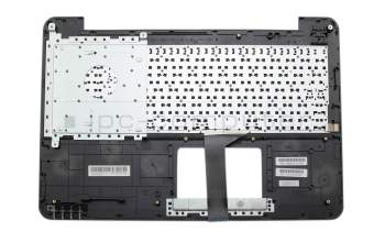 Keyboard incl. topcase FR (french) black/silver original suitable for Asus X555LP