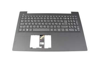 Keyboard incl. topcase FR (french) grey/grey original suitable for Lenovo V130-15IGM (81HL)