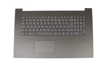 Keyboard incl. topcase FR (french) grey/grey original suitable for Lenovo V320-17IKBR (81CN)