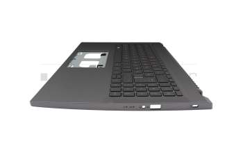Keyboard incl. topcase FR (french) grey/grey with backlight original suitable for Acer Aspire 5 (A515-57G)