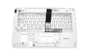 Keyboard incl. topcase FR (french) white/white original suitable for Asus X200LA