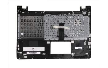 Keyboard incl. topcase GR (greek) black/silver original suitable for Asus K56CM