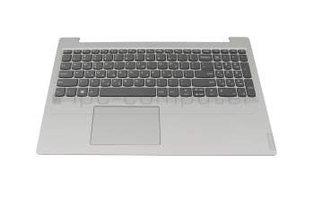 Keyboard incl. topcase GR (greek) dark grey/grey original suitable for Lenovo IdeaPad S145-15API (81UT)
