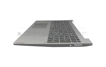 Keyboard incl. topcase GR (greek) dark grey/grey original suitable for Lenovo IdeaPad S145-15IGM (81WT)