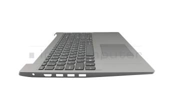 Keyboard incl. topcase GR (greek) dark grey/grey original suitable for Lenovo IdeaPad S145-15IWL (81MV/81S9)