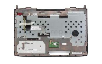 Keyboard incl. topcase IT (italian) black/black with backlight original suitable for Asus ROG G751JT