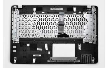 Keyboard incl. topcase IT (italian) black/silver original suitable for Asus F750LN