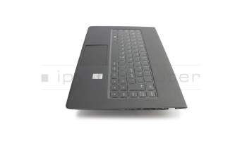 Keyboard incl. topcase ND (nordic) black/black with backlight original suitable for Lenovo Yoga 3 Pro-1370 (80HE)