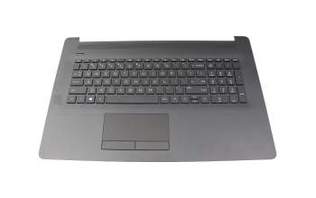 Keyboard incl. topcase NL (dutch) black/black original suitable for HP 17-by2000