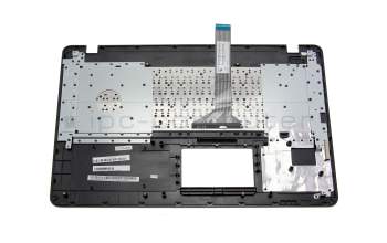 Keyboard incl. topcase SF (swiss-french) black/black original suitable for Asus X751LDV