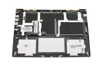 Keyboard incl. topcase SF (swiss-french) black/silver with backlight original suitable for Asus ZenBook UX32VD