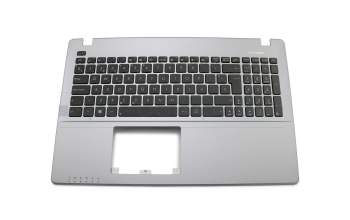 Keyboard incl. topcase SP (spanish) black/grey original suitable for Asus F550LA