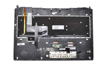 Keyboard incl. topcase UK (english) black/black with backlight original suitable for Asus ROG G750JH