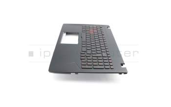 Keyboard incl. topcase UK (english) black/black with backlight original suitable for Asus TUF FX553VD