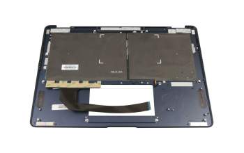 Keyboard incl. topcase UK (english) blue/blue with backlight original suitable for Asus ZenBook Flip S UX370UA
