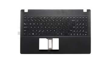 Keyboard incl. topcase US (english) black/black original suitable for Asus F551MA