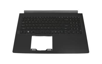 Keyboard incl. topcase US (english) black/black with backlight original suitable for Acer Aspire 5 (A515-51)