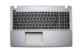 Keyboard incl. topcase US (english) black/grey original suitable for Asus A550CA