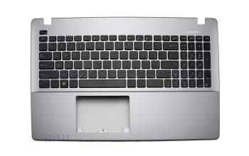 Keyboard incl. topcase US (english) black/grey original suitable for Asus A550VC