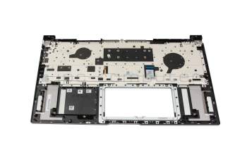 Keyboard incl. topcase US (english) black/grey with backlight original suitable for Asus UM3504DA