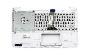 Keyboard incl. topcase US (english) black/white original suitable for Asus F555LB