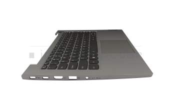 Keyboard incl. topcase US (english) grey/grey with backlight original suitable for Lenovo ThinkBook 14 G2 ITL (20VD)