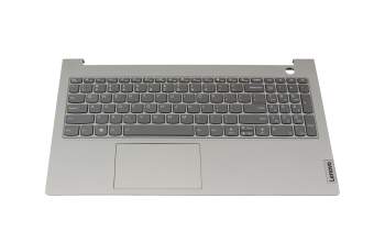 Keyboard incl. topcase US (english) grey/grey with backlight original suitable for Lenovo ThinkBook 15 G2 ARE (20VG)