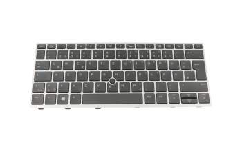 L07666-041 original HP keyboard DE (german) black/silver with backlight and mouse-stick