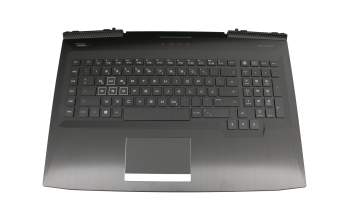 L14991-041 original HP keyboard incl. topcase DE (german) black/black with backlight