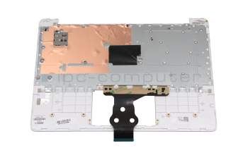 L44642-041 original HP keyboard incl. topcase DE (german) white/silver