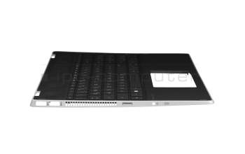 L51520-041 original HP keyboard incl. topcase DE (german) black/black with backlight