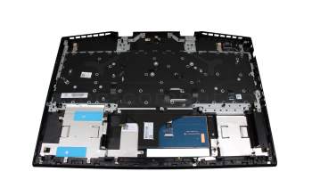 L62863-041 original HP keyboard incl. topcase DE (german) black/black with backlight