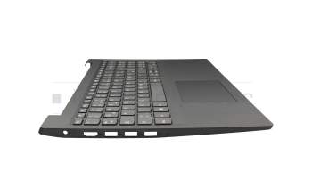 LCM16H66D0-686 original Lenovo keyboard incl. topcase DE (german) grey/black (rough)