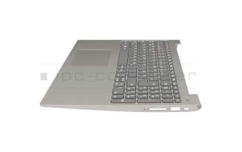 LCM16K26D0-686 original Lenovo keyboard incl. topcase DE (german) grey/silver