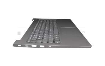 LCM19J26D0-6861 original Lenovo keyboard incl. topcase DE (german) dark grey/grey