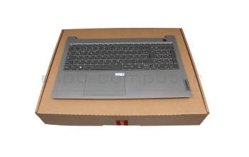 LCM19J36D0J686A original Lenovo keyboard incl. topcase DE (german) silver/grey with backlight