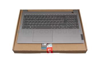 LCM19J36F0J686A original Lenovo keyboard incl. topcase FR (french) black/grey with backlight