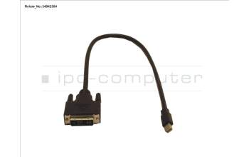 Fujitsu LDR:X0101G00247A CABLE MINI-DP TO DVI