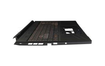 LG05P_N40BAL original Acer keyboard incl. topcase DE (german) black/black with backlight