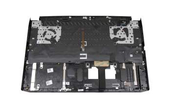 LG05P_P10B3L original Acer keyboard incl. topcase DE (german) black/white/black with backlight (Connection cable 16mm)