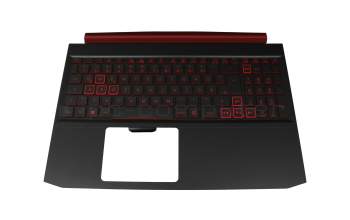 LG5_N90BRL original Acer keyboard incl. topcase DE (german) black/black/red with backlight