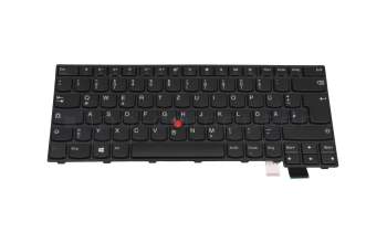 LIM14Q36D0-3874 original Lenovo keyboard DE (german) black/black matte with mouse-stick