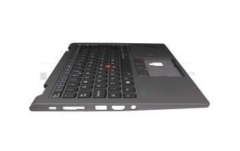 LIM18F86GBJG624 original Lenovo keyboard incl. topcase UK (english) black/grey with backlight and mouse-stick